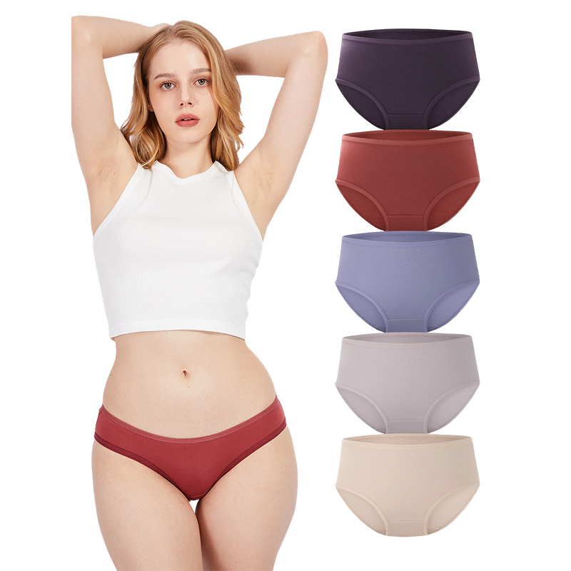 Slips taille moyenne pour femmes